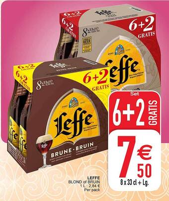 Cora Leffe blond of bruin aanbieding