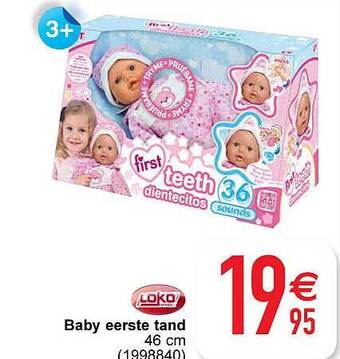 Cora Baby eerste tand aanbieding