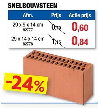 Snelbouwsteen