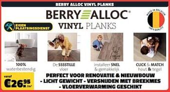 Berry alloc vinyl planks