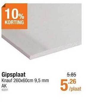 Cevo Gipsplaat aanbieding