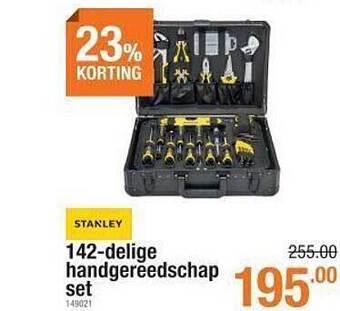 Cevo Stanley 142delige handgereedschap set aanbieding