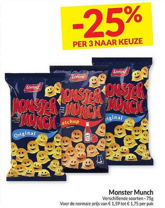 Intermarché Monster munch aanbieding