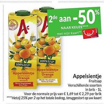 Appelsientje fruitsap