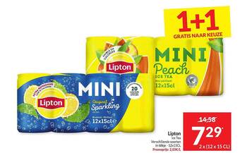 Intermarché Lipton ice tea aanbieding