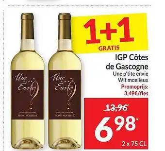 Intermarché Igp côtes de gascogne une p'tite envie aanbieding