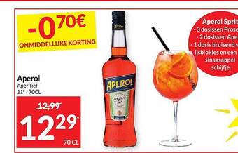 Intermarché Aperol aperitief aanbieding