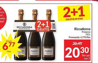 Intermarché Riccadonna prosecco aanbieding