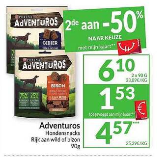Adventuros hondensnacks
