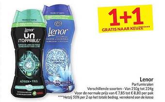 Intermarché Lenor parfumkralen aanbieding