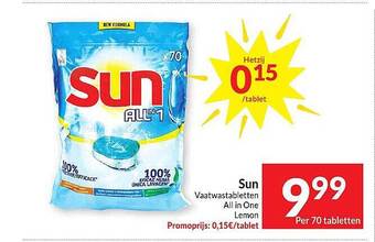 Intermarché Sun vaatwastabletten aanbieding