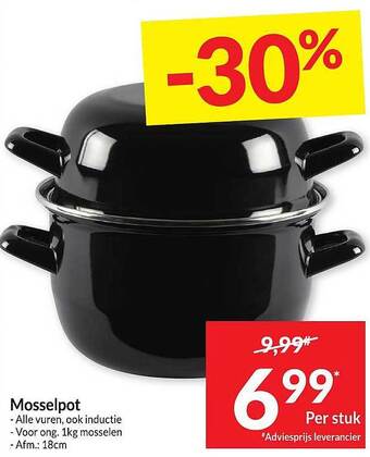 Intermarché Mosselpot aanbieding