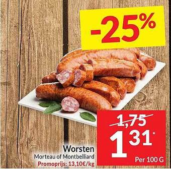 Intermarché Worsten aanbieding