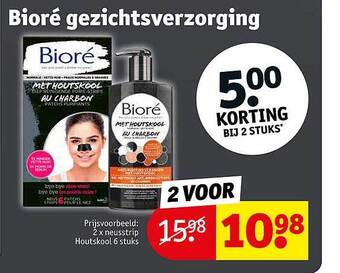 Kruidvat Bioré gezichtsverzorging aanbieding