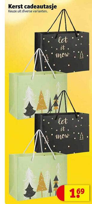 Kruidvat Kerst cadeautasje aanbieding