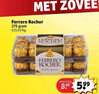 Kruidvat Ferrero rocher aanbieding