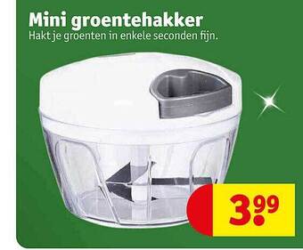 Kruidvat Mini groentehakker aanbieding