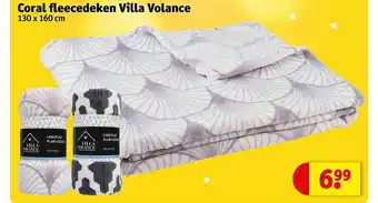 Coral fleecedeken villa volance