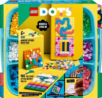 Bol.com Lego dots zelfklevende patches megaset - 41957 aanbieding