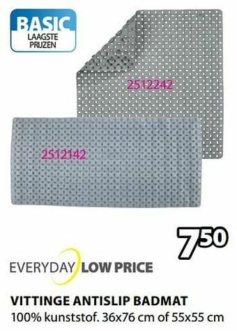 Vittinge antislip badmat