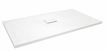 Villeroy & Boch Squaro douchebak 160 x 90 cm quaryl glanzend wit