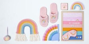 HEMA HEMA Slaapmasker Regenboog aanbieding