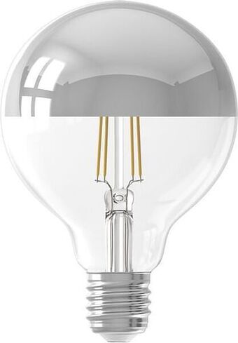 HEMA HEMA LED Lamp 4W - 280 Lm - Globe - Kopspiegel Zilver (zilver) aanbieding