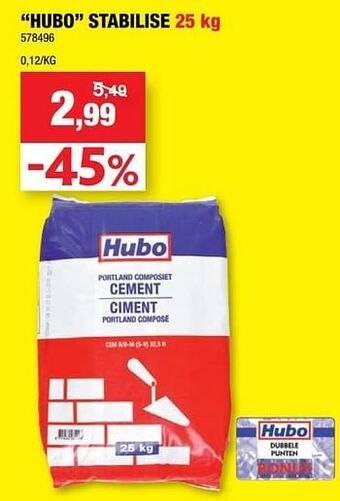 Hubo stabilise 25kg