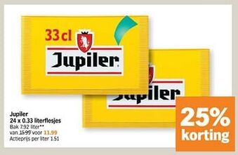 Albert Heijn Jupiler aanbieding