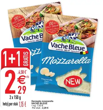 Vache Bleue Geraspte mozzarella