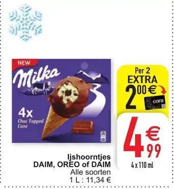 Cora Ijshoorntjes Daim, Oreo of Daim aanbieding