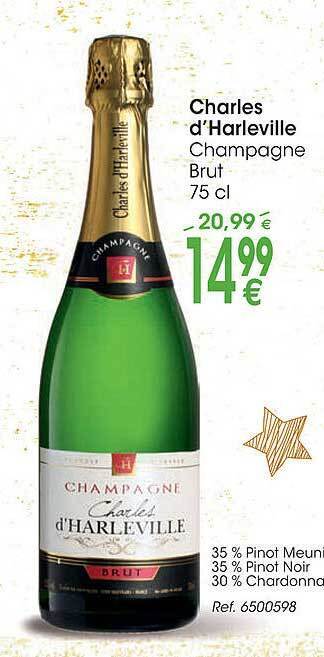 Cora Charles d'harleville champagne aanbieding