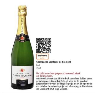 Colruyt Champagne comtesse de gramont aanbieding