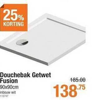 Douchebak getwet fusion