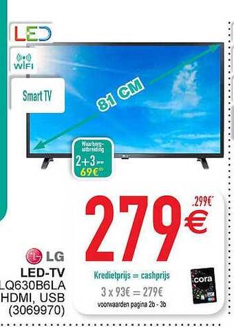 Cora Lg ledtv aanbieding