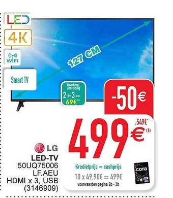 Cora Lg ledtv aanbieding