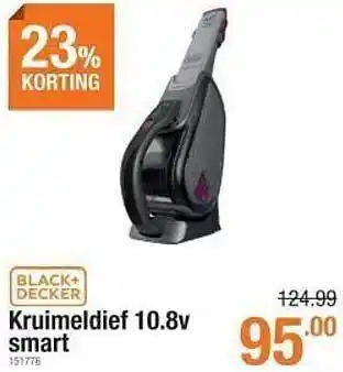 Cevo Black+decker kruimeldief 10.8v smart aanbieding