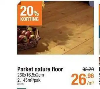 Parket nature floor