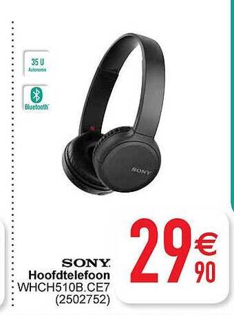 Sony hoofdtelefoon