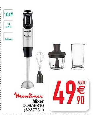 Cora Moulinex mixer aanbieding