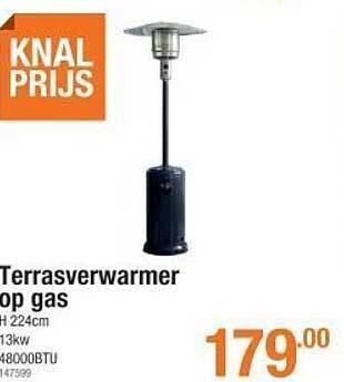 Cevo Terrasverwarmer op gas aanbieding