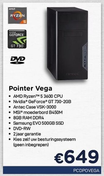 CompuDeals Pointer systems pointer vega aanbieding