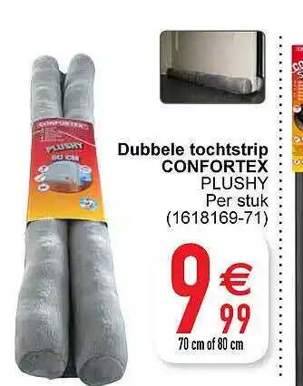 Cora Dubbele tochtstrip confortex aanbieding
