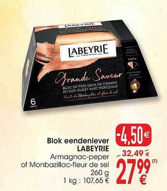 Cora Blok eendenlever labeyrie aanbieding