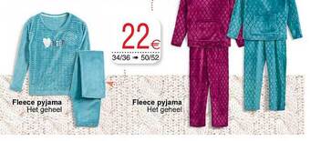 Cora Fleece pyjama aanbieding