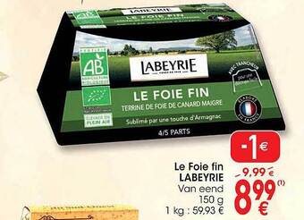 Cora Le foie fin labeyrie aanbieding