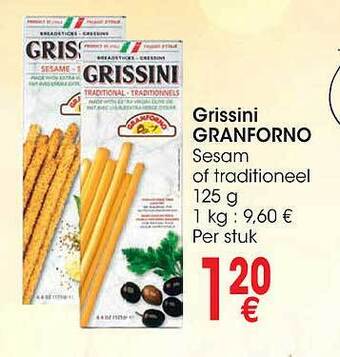 Cora Grissini granforno aanbieding