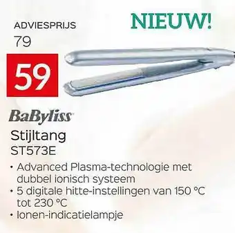 Selexion Babyliss stijltang aanbieding