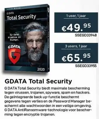 CompuDeals GDATA total security aanbieding