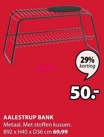 Jysk Aalestrup bank aanbieding
